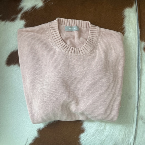 Great price! Everlane; The Soft Cotton Square Crew pale Pink - Size XL - Picture 2 of 4